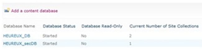 previous content database